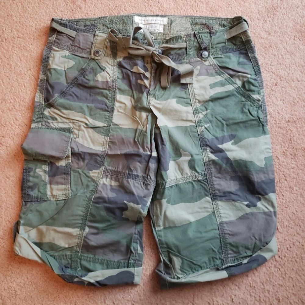 Abercrombie Camo Long Shorts